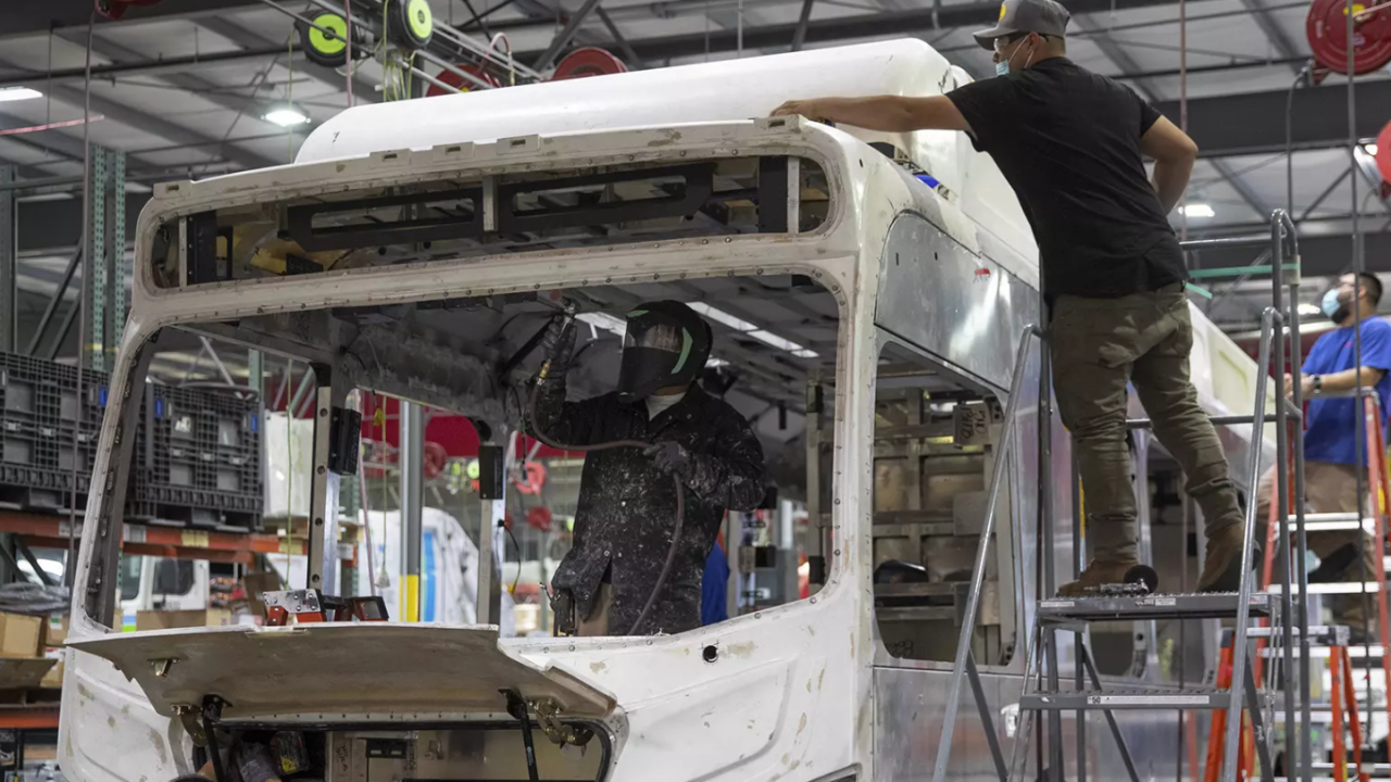 BVD bus factory worker