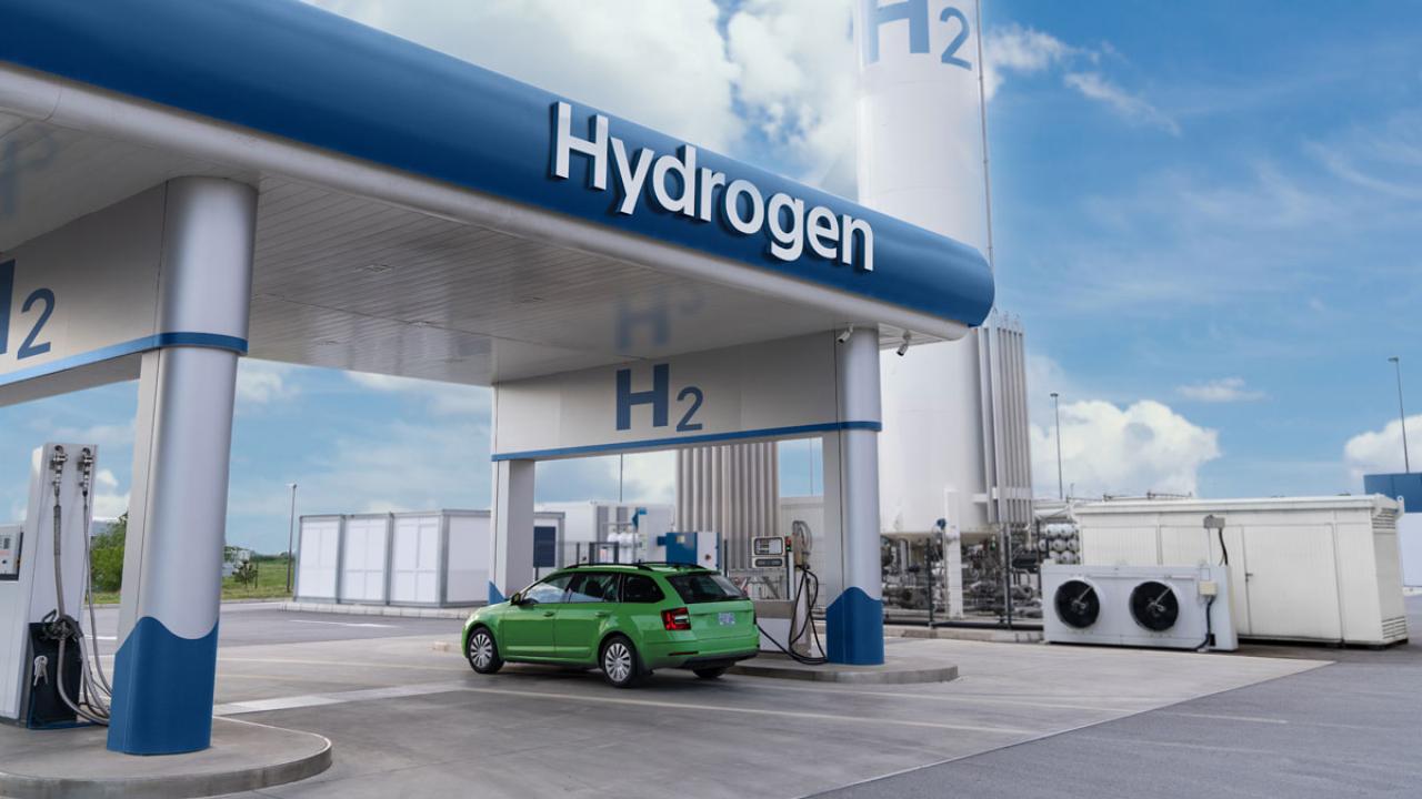 hydrogen station, adobe stock photo