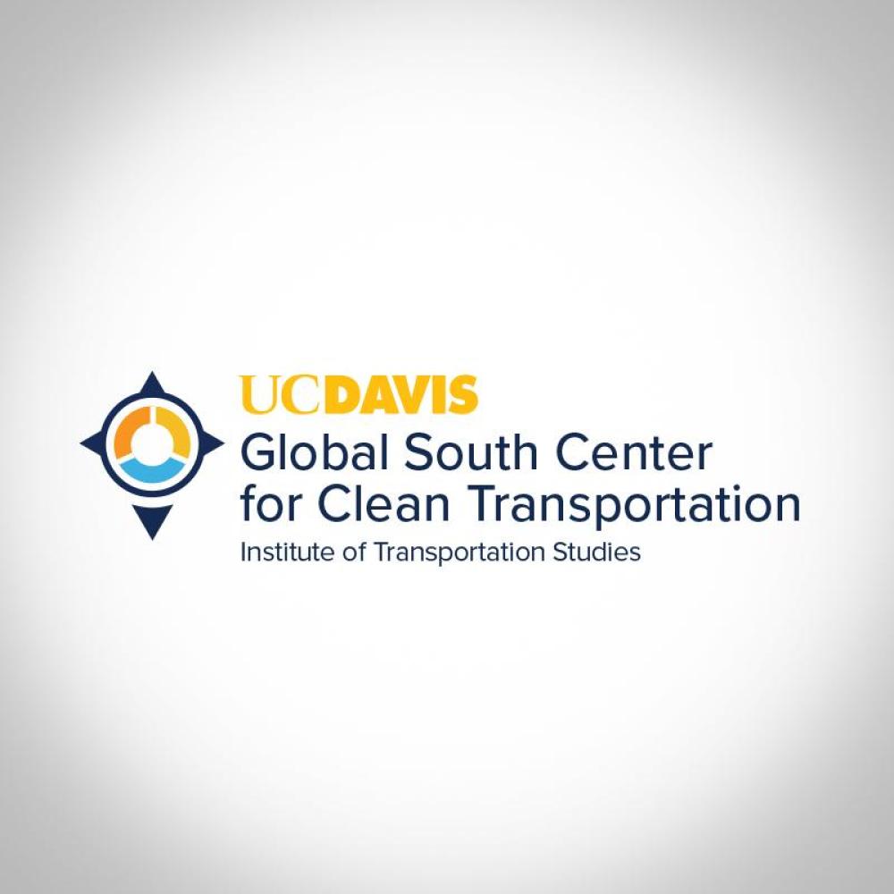 UC Davis logo: Global South Center for Clean Transportation, Institute of Transportation Studies