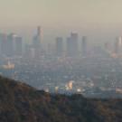 pollution in the skies over Los Angeles